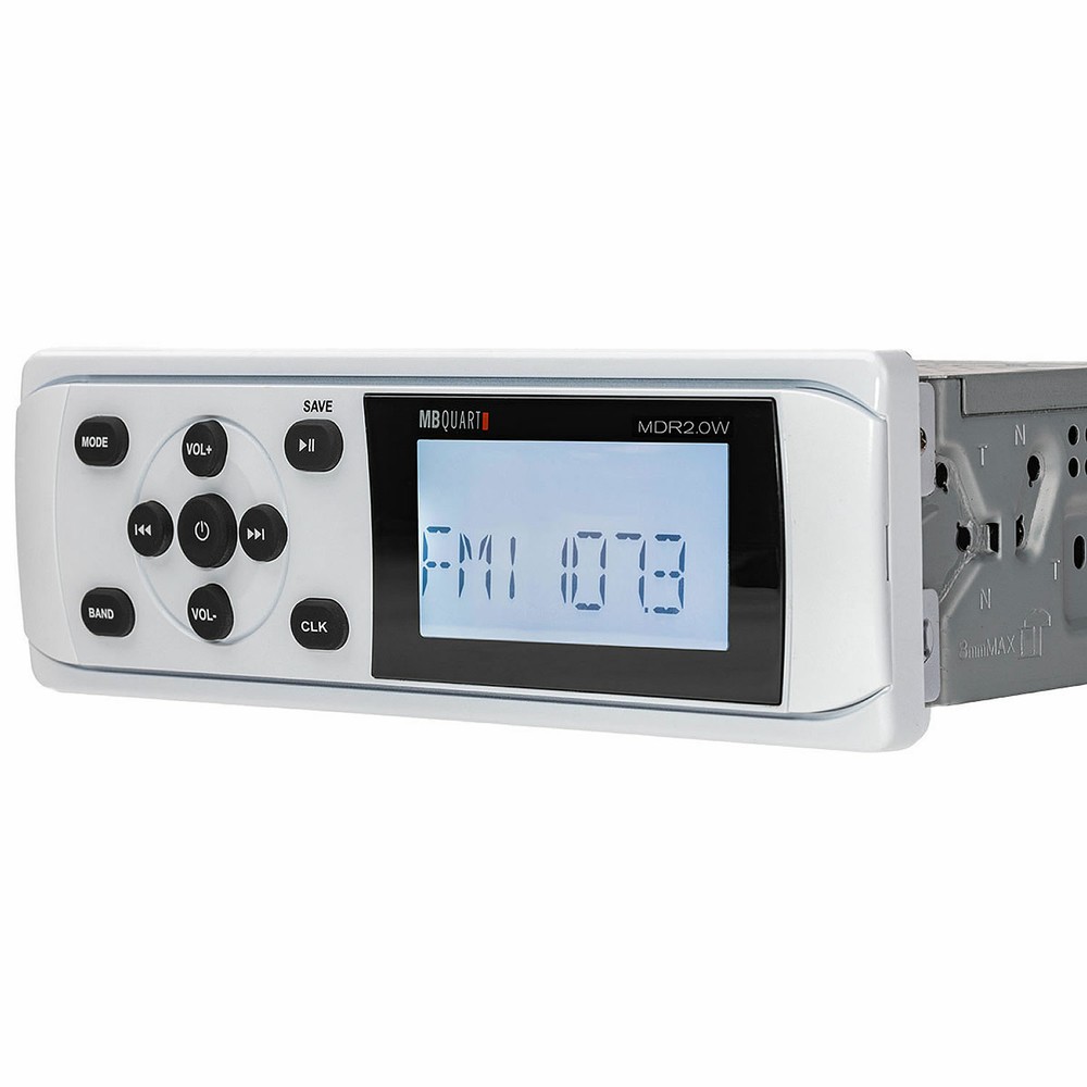 MB Quart MDR2.0S2W Multimedia Receiver + 6.5″ Speakers White Finish