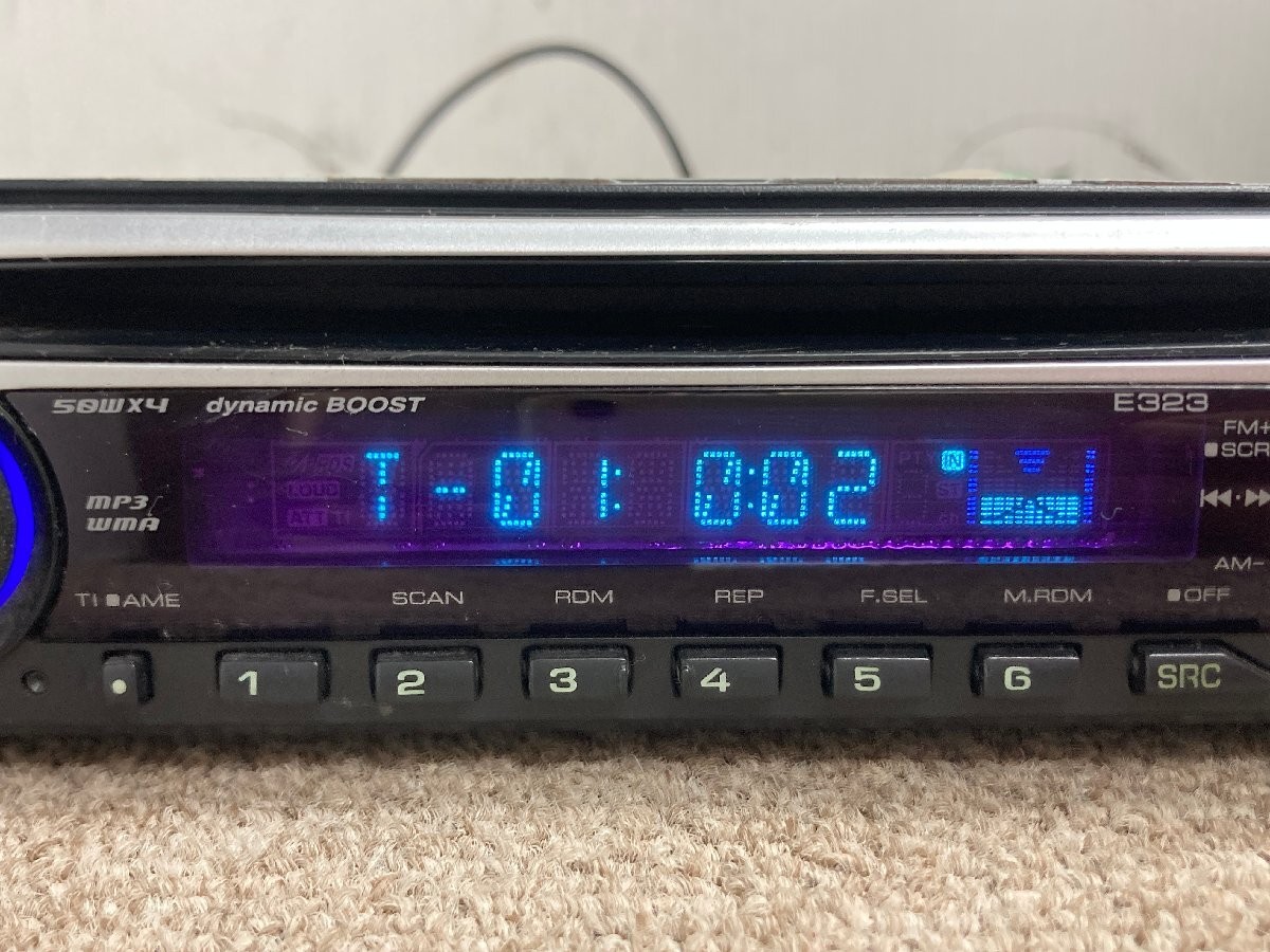 Kenwood E323STN 1DIN CD MP3 AUX Car Audio Near Mint JAPAN