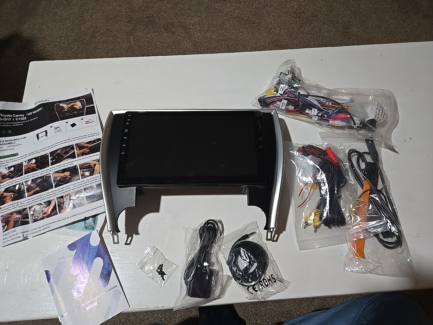 Rimoody Car Media Player For 2015-2017 Toyota Camry Android Auto 10.1″ Screen