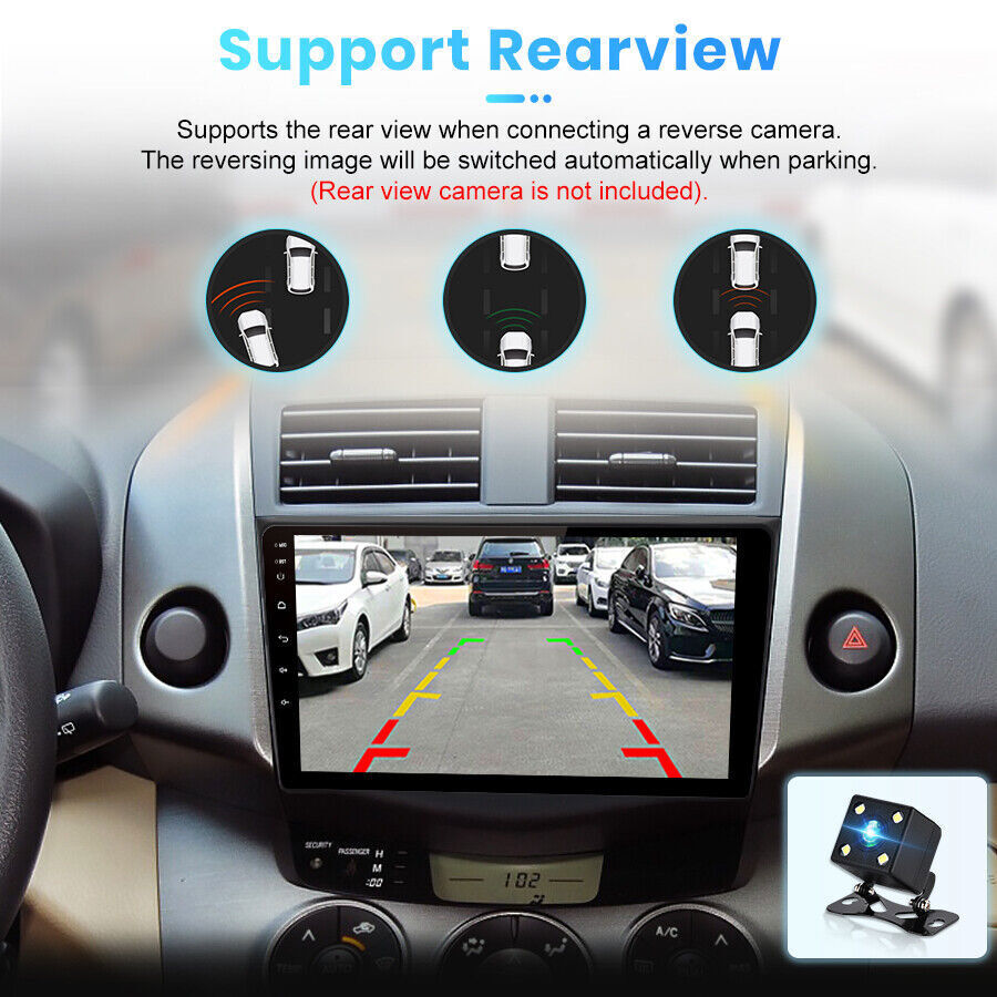 Android 12 Car Radio Multimedia Player For Toyota RAV4 Rav 4 2007-2012 Carplay