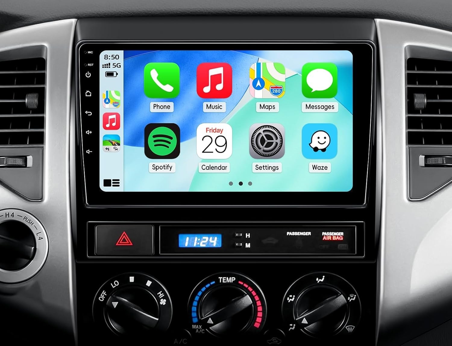 Toyota Tacoma 2005-2015 Android 15 Car Stereo 2+64G Carplay w 9″ Touchscreen