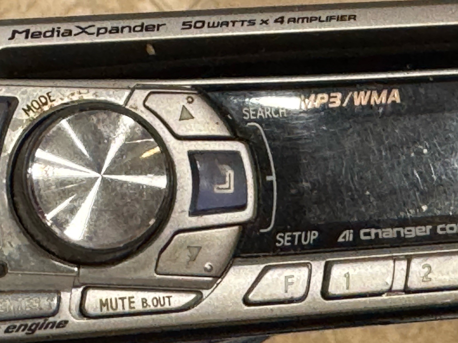 Alpine CDA-9807 CD Player In Dash Receiver Untested /Parts Repair