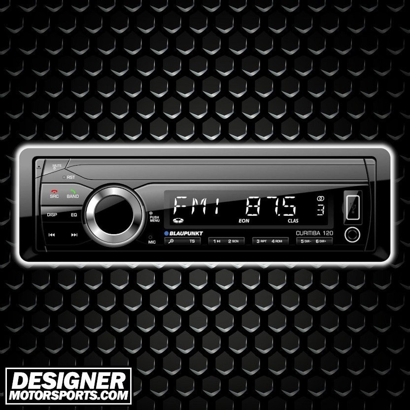 Blaupunkt CURITIBA120 | Single Din Multi-Media Bluetooth Head Unit Car Radio