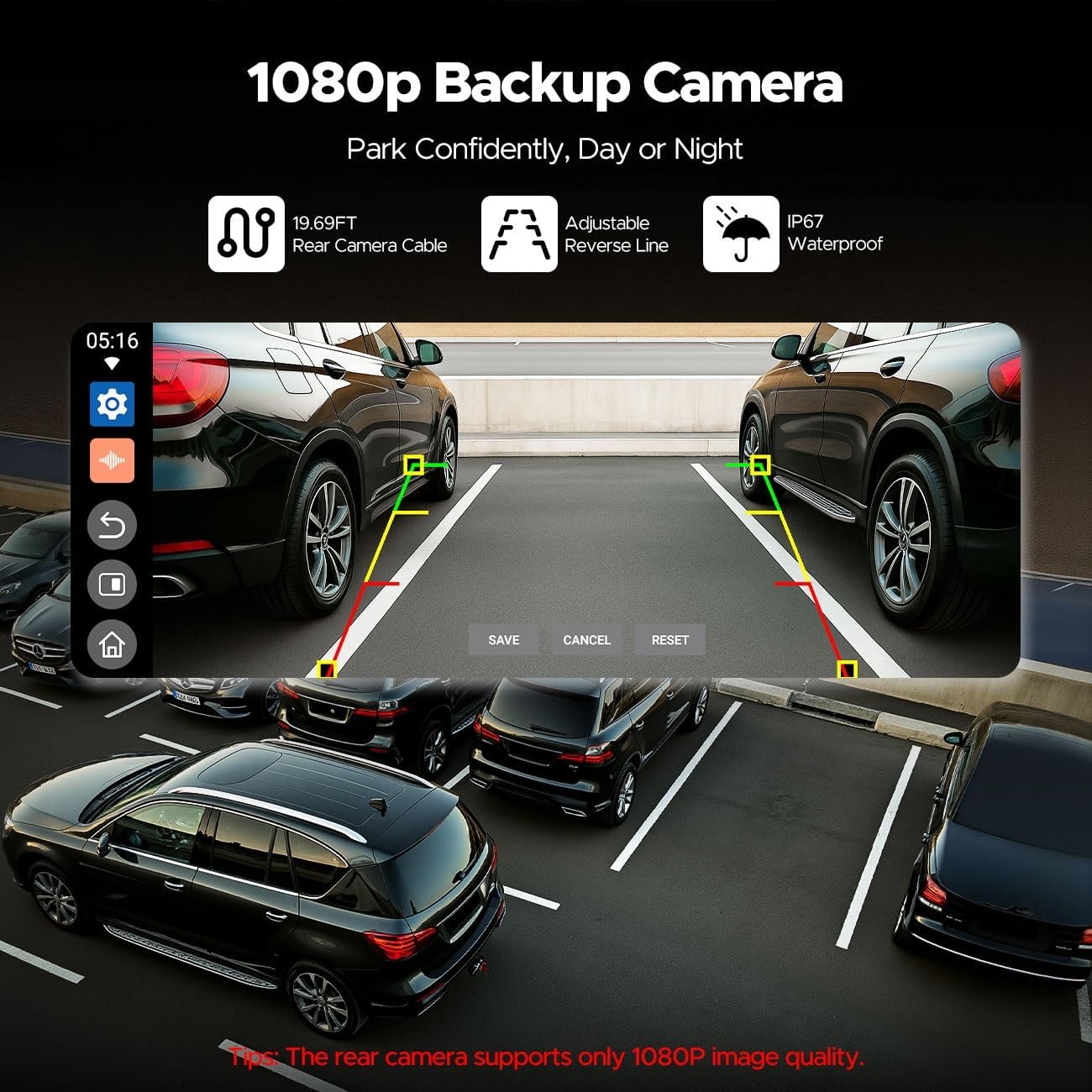 10.25″ Touch Screen Wireless Carplay Portable Car Stereo with Netflix YouTube