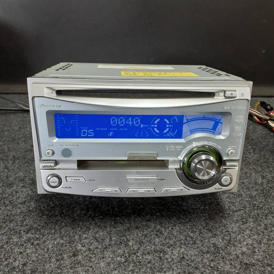 Carrozzeria FH-P055MD 2DIN CD MD Player Car Stereo Head Unit Tested CD Japan