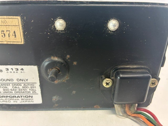 Vintage Early 70’s Craig Model 3134 8-Track Player Car Stereo Tested- Read.