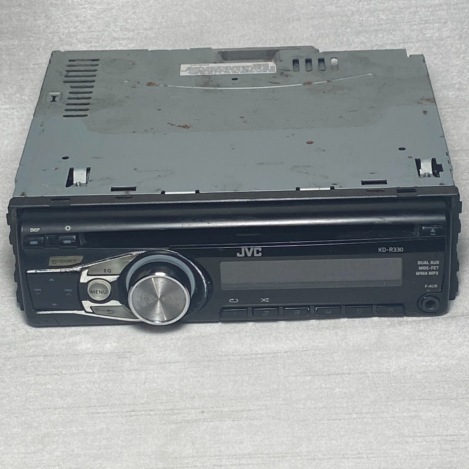 JVC KD-R330 Detachable Face CD Receiver AM/FM 50Wx4 Car Stereo Untested