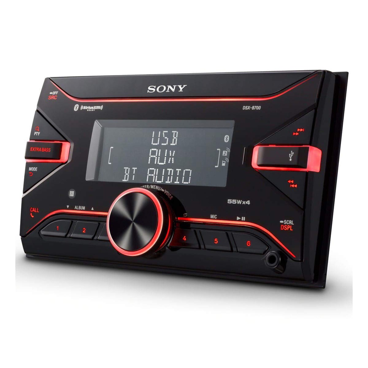 Sony DSX-B700 Single DIN Bluetooth Car Stereo Receiver SiriusXM Ready New