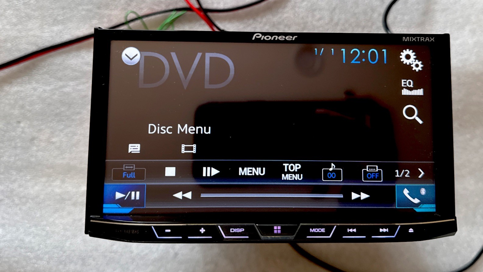 PIONEER AVH-X491BHS Bluetooth Apple Android Radio Usb Cd Dvd Player
