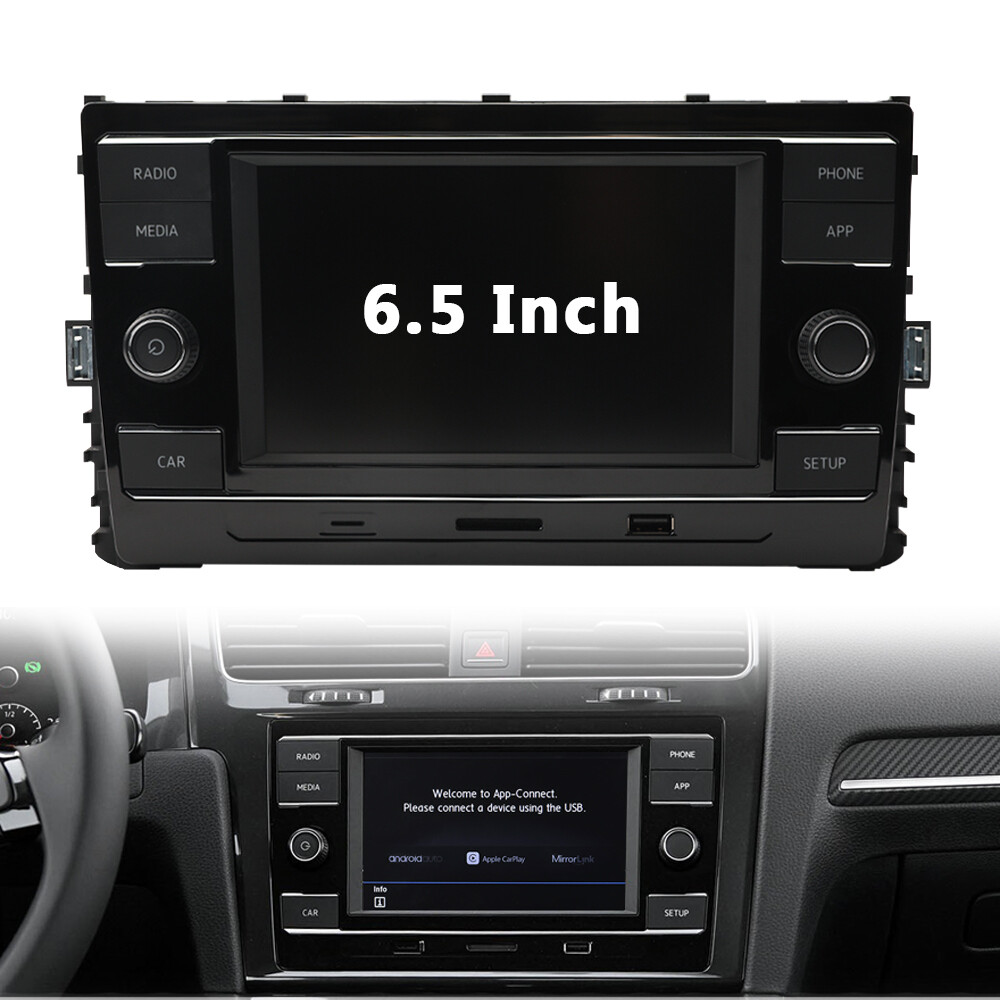 6.5″ Touch Screen Carplay Android Auto MirrorLink Radio Stereo MQB 5GD035280C