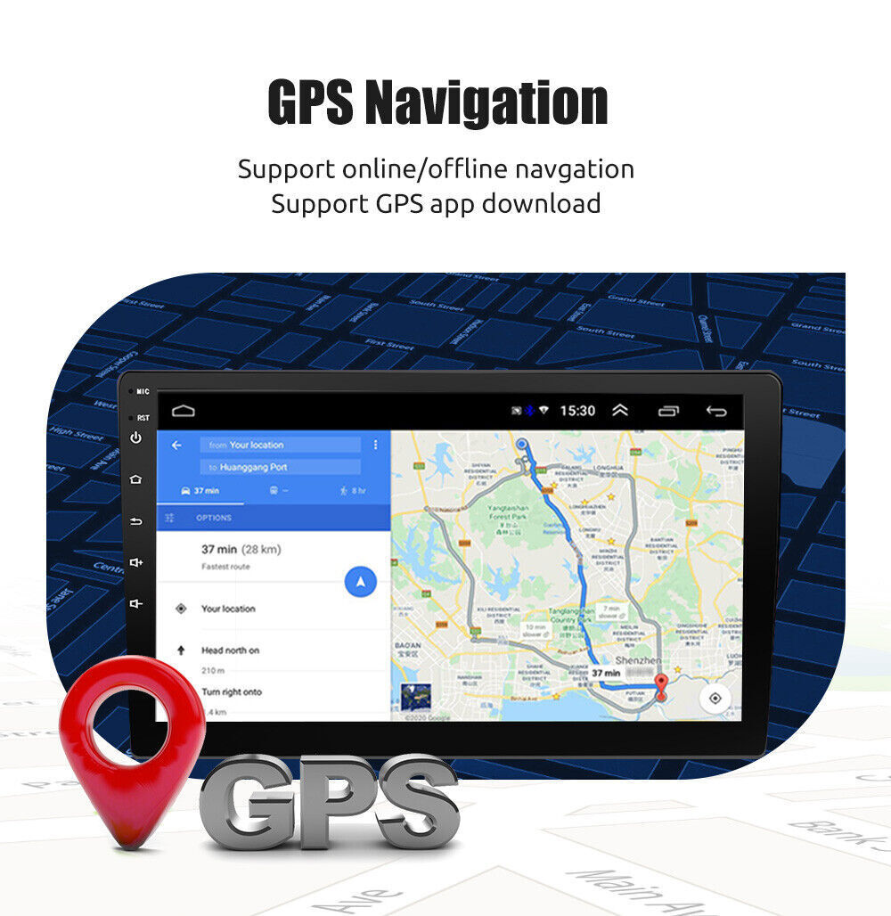 9″ inch Android 11 2+32GB 2 DIN Car Stereo GPS Navi MP5 Player WiFi BT FM Radio