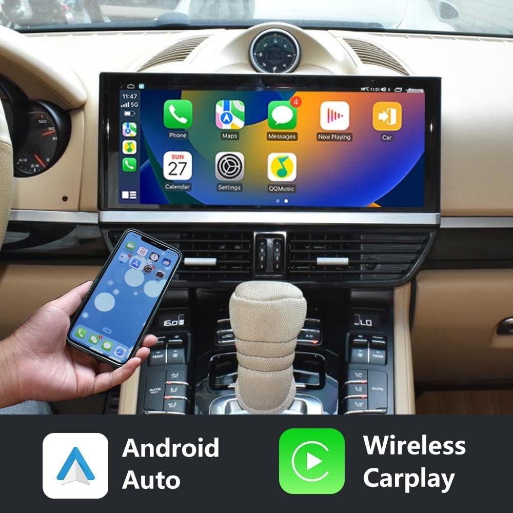 12.3″ Android Navigation Car GPS Stereo Radio For Porsche Cayenne 2011-2017 64GB