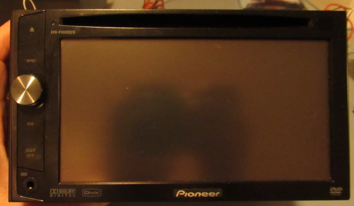 Pioneer AVH-P4000DVD AM FM CD DVD Car Stereo Remote Digital Display Parts Only