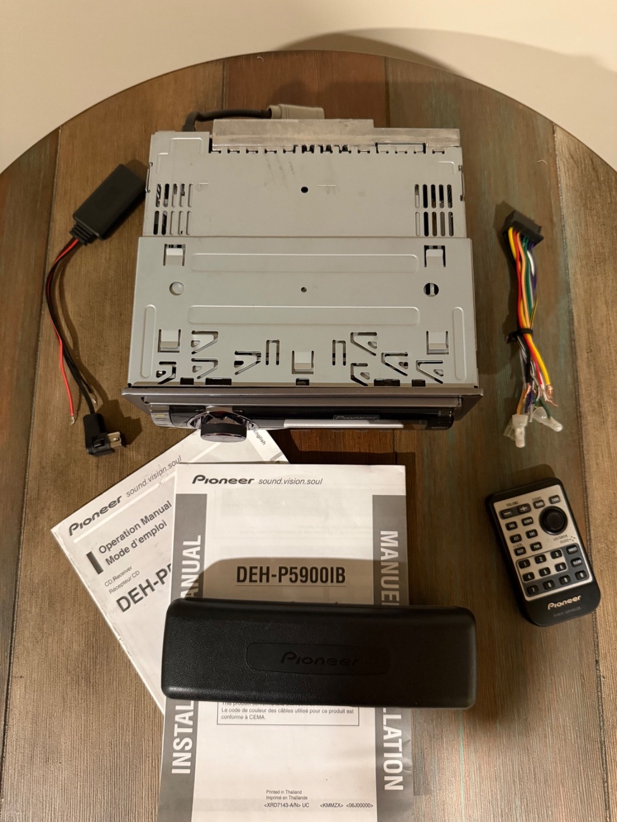 RARE PIONEER DEH-P5900IB Old School CD Player BLUETOOTH adapter REMOTE Graphics!