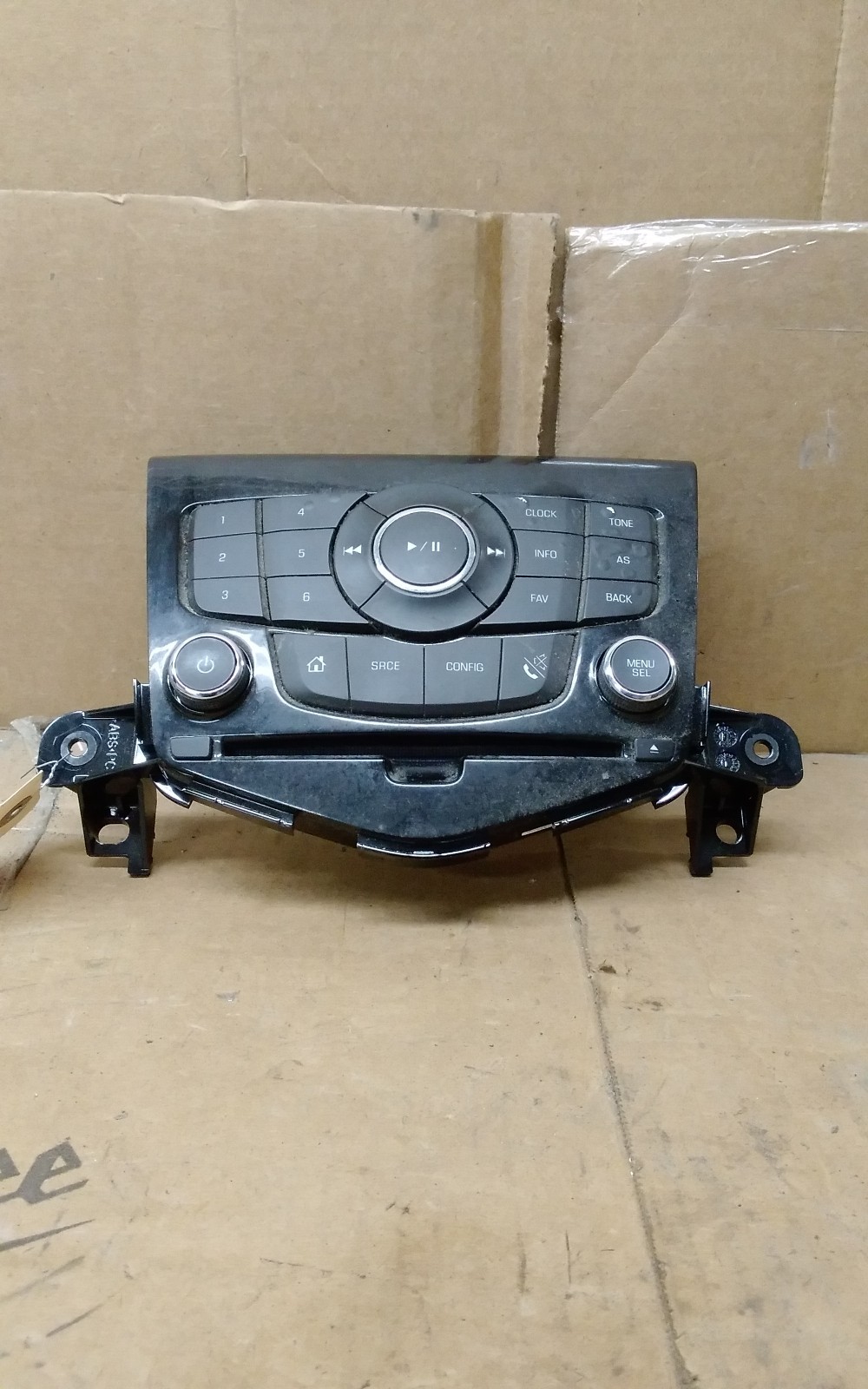 2014 CHEVY CRUZE RADIO CONTROL PANEL ASSEMBLY OPT UFU 95166368