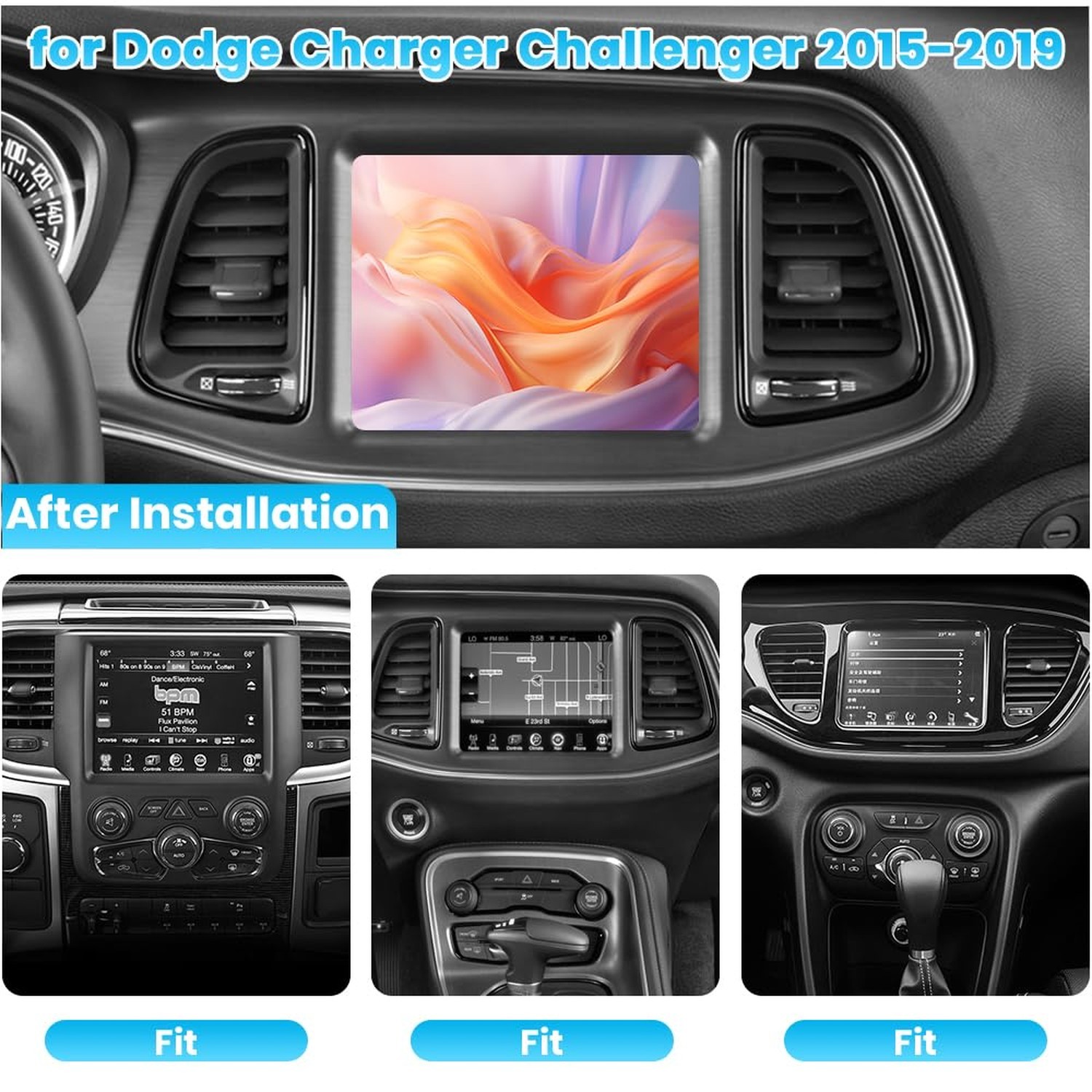 AWESAFE 8.4 Inch Car Radio for Dodge Charger Challenger 2015 2016 2017 2018 2…