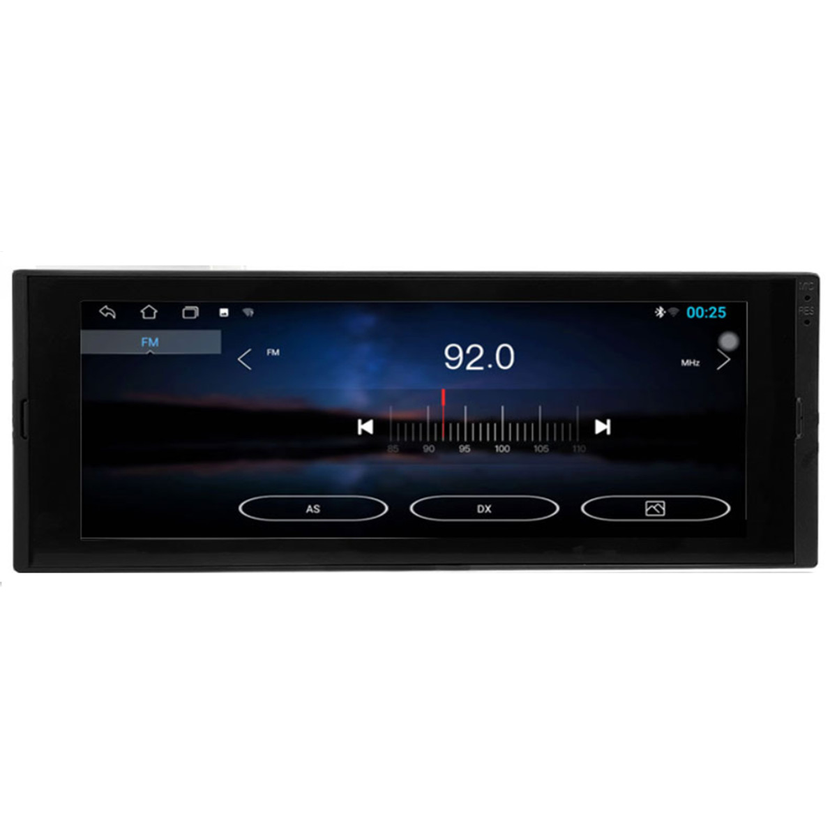 1 Din Car Stereo FM Radio MP5 Player 6.9in IPS Touch Screen BT GPS WiFi 1+16G