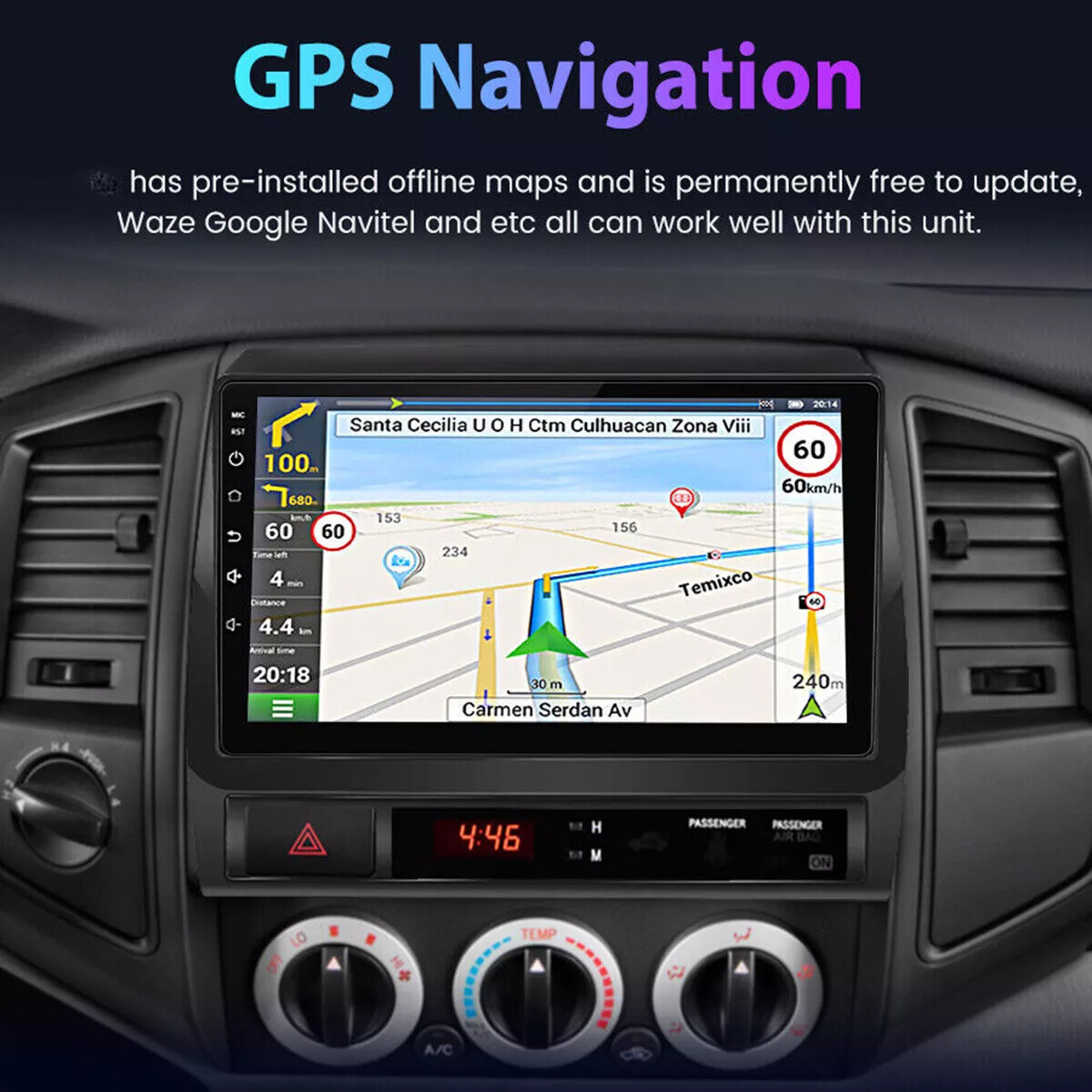 JBL For TOYOTA TACOMA 2005-2013 9″inch CarPlay Android Car Stereo Radio WiFi GPS