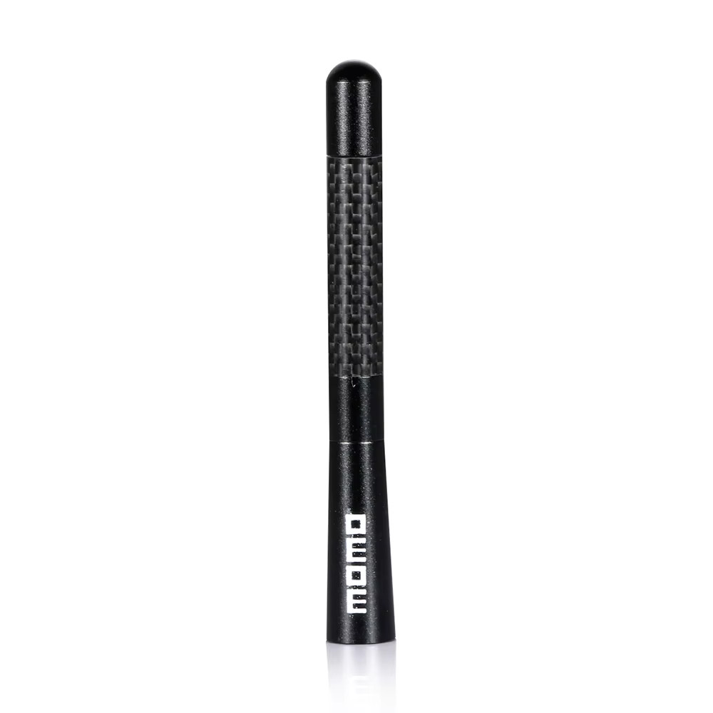12Cm High Quality Momo 4.7Inch Black Carbon Fiber Car Roof AM/FM Radio Aerial De