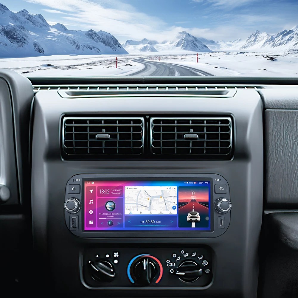 Dodge Ram 1500 2002-2005 Android 13 Car Stereo 2+64G Carplay w 6.8″ Screen
