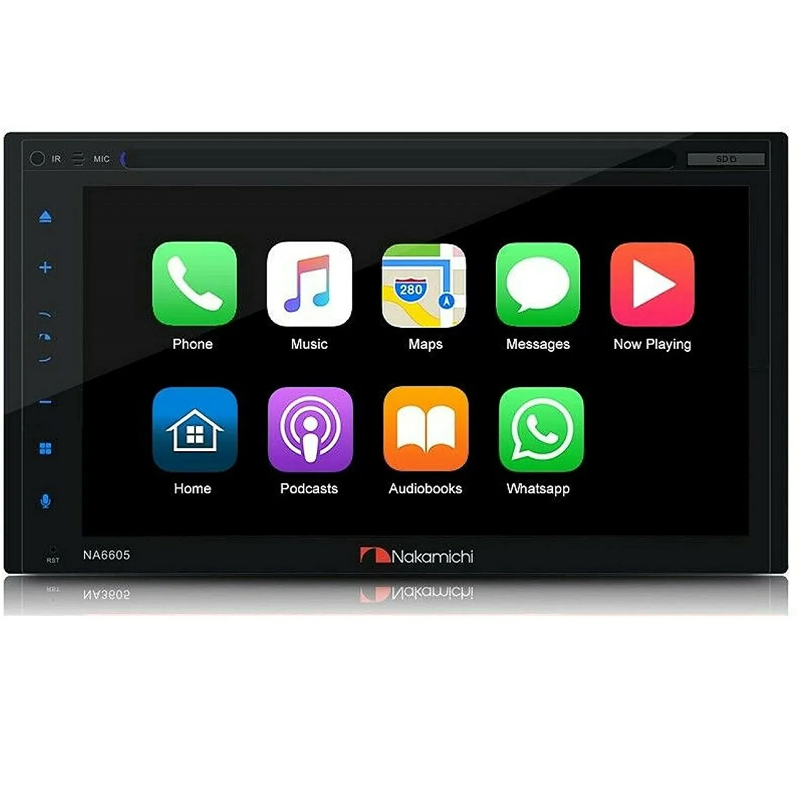 NAKAMICHI NA6605 Apple CarPlay Android Auto✅ CD DVD Eq Usb Bluetooth Touchscreen