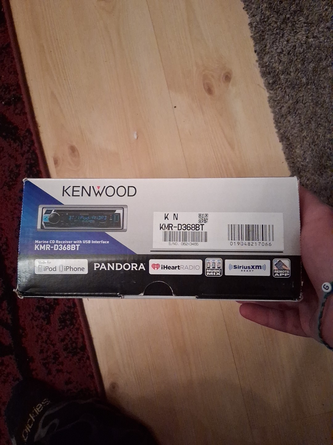 Brand New Kenwood KMR-D368BT Bluetooth Sirius Xm And Comes With A Remote