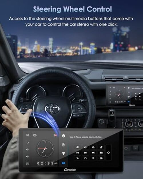 Double Din Car Stereo with Wireless CarPlay Android Auto Car Radio 10.3″