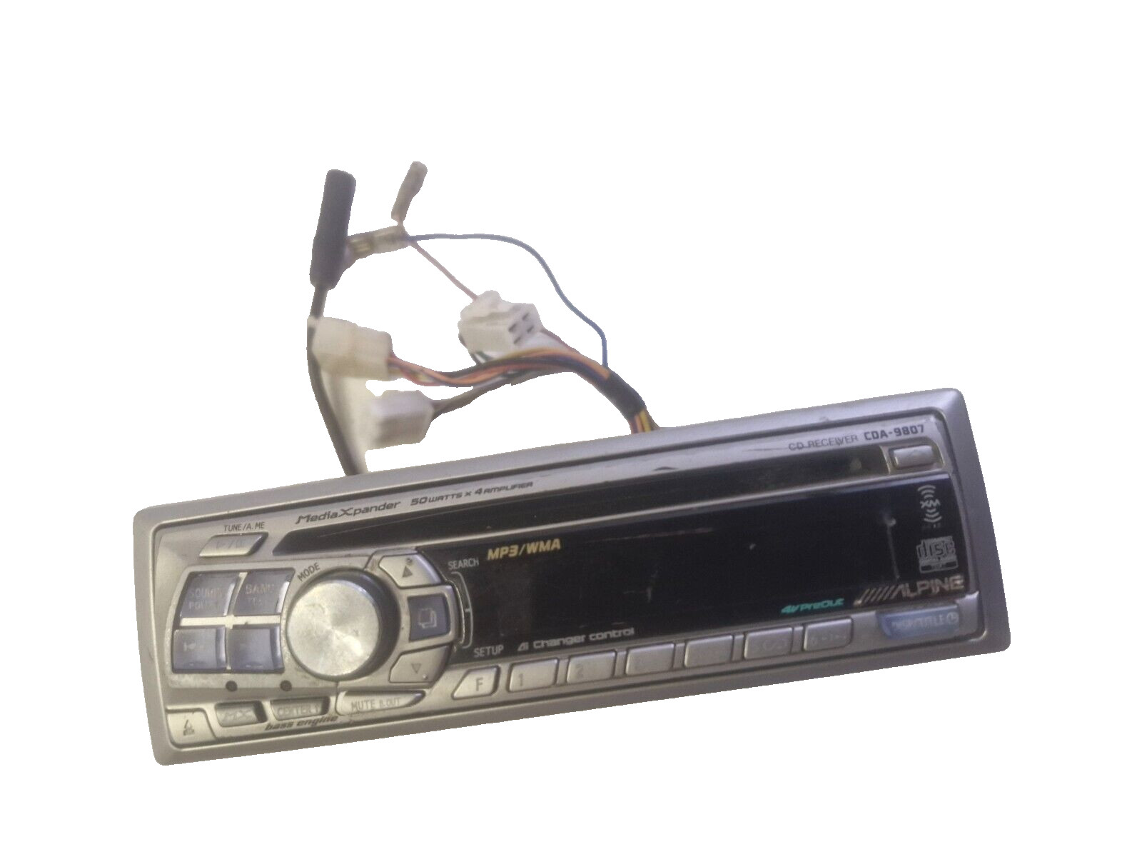 Alpine CDA-9807 9807 CDA cd player radio am fm MP3 telephone link V115