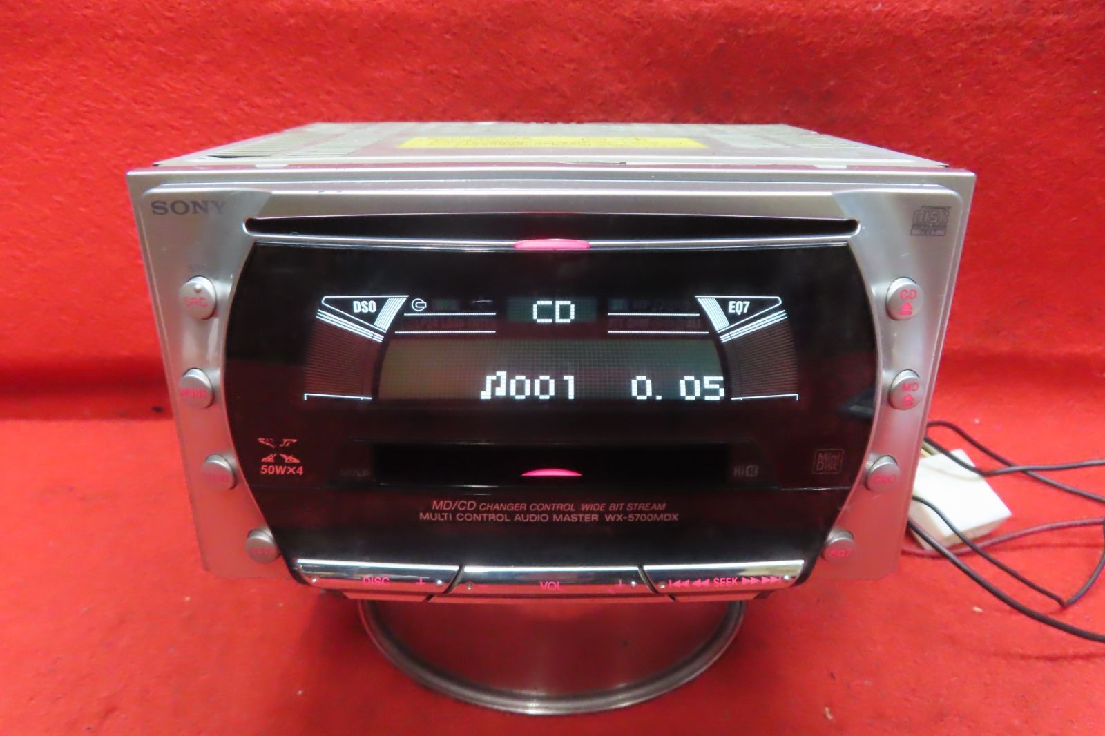 Sony WX-5700MDX 2DIN CD MD Car Stereo Head Unit CD