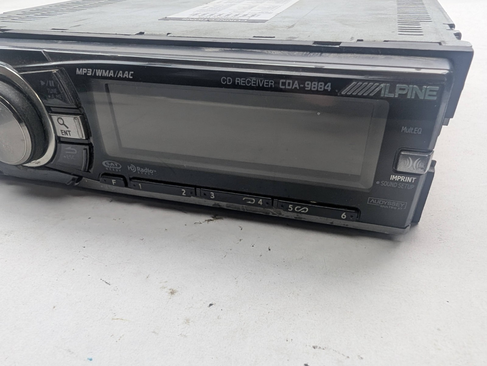 Alpine CDA-9884 MP3/WMA/AAC/CD In Dash Receiver 50Wx4