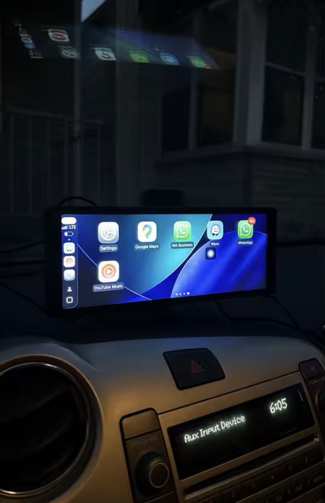 Wide screen CarPlay with 360 cam, (Brand New Unopened)