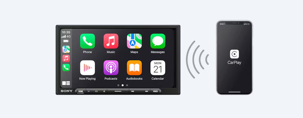Sony XAV-AX4000 Digital Multimedia Receiver Wireless Apple Carplay, Android Auto