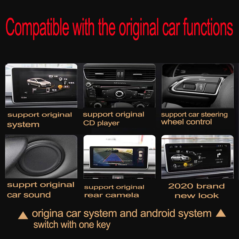 Car Multimedia Player Stereo Gps Radio Android Monitor Mmi For Audi A4 A5 8k B8