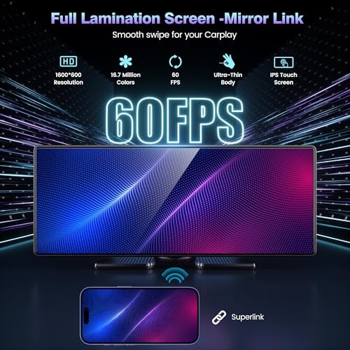 Carplay Screen for Car – 10.26″ Upgrade – Wireless CarPlay & Android 10.26″