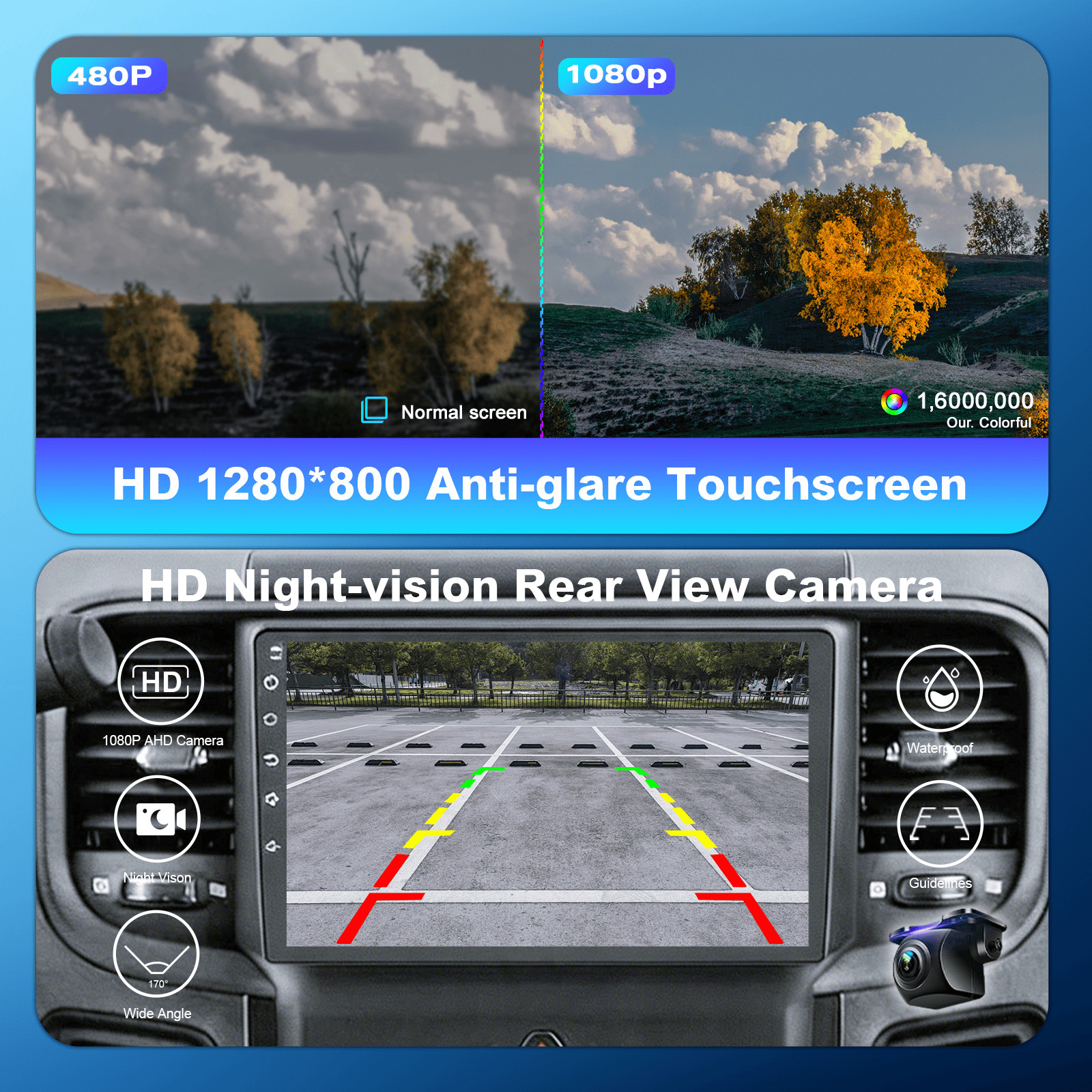 8Core 4+64G Dodge Ram1500/2500/3500 2013-2019 9″ Android14 Radio,CarPlay Auto,AM