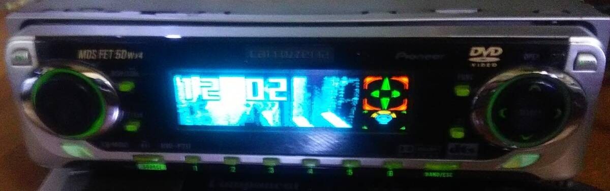 Pioneer Carrozzeria DVH-P717 1DIN Car Audio DVD/CD Player Tuner 50Wx4 Japan