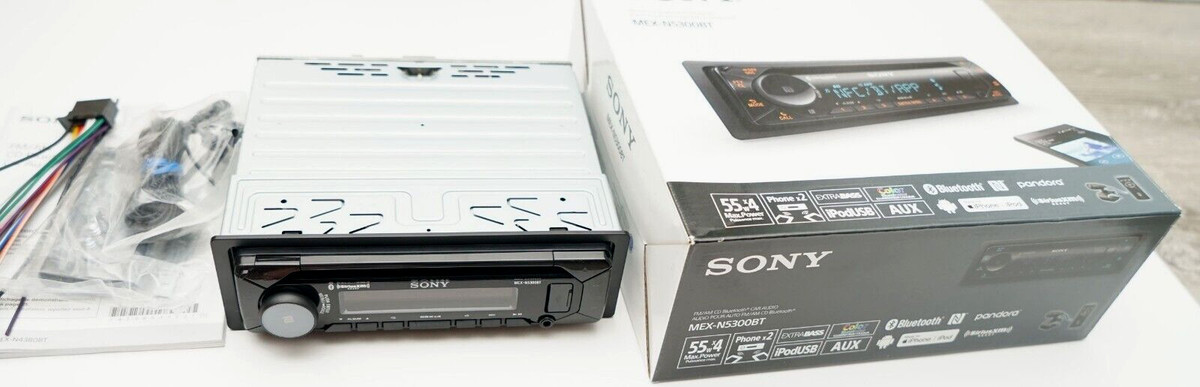 SONY MEX-N5300BT CD Receiver BT FM/AM Car Audio 55Wx4 iPod USB AUX Untested