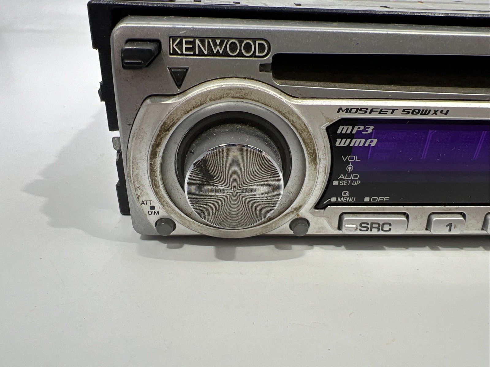 Kenwood KDC-MP228 CD Player In Dash Receiver Heavy Wear Tested Good