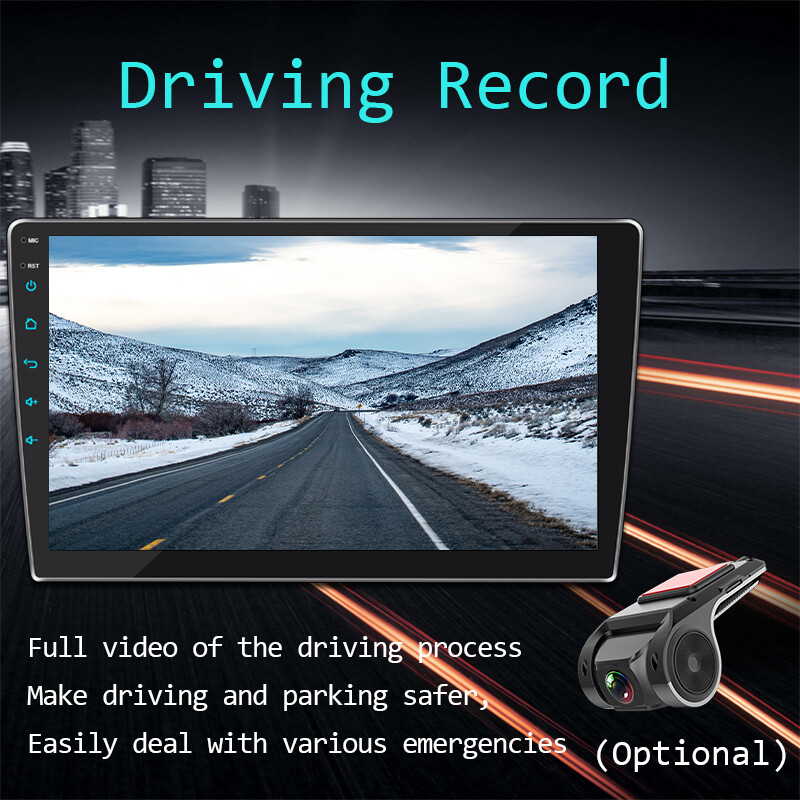 Single Din FM/AM radio Touch screen Bluetooth 10 inch Mirror Link Car MP5 Player