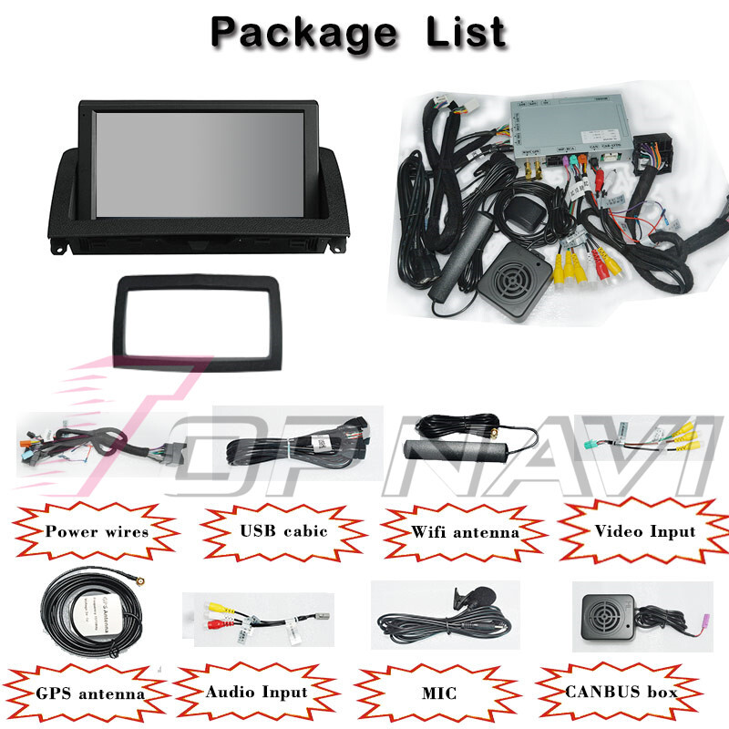 For Benz C-W204 2007-2011 Car DVD Player GPS Navi Stereo Radio RDS 4G 64GB WIFI