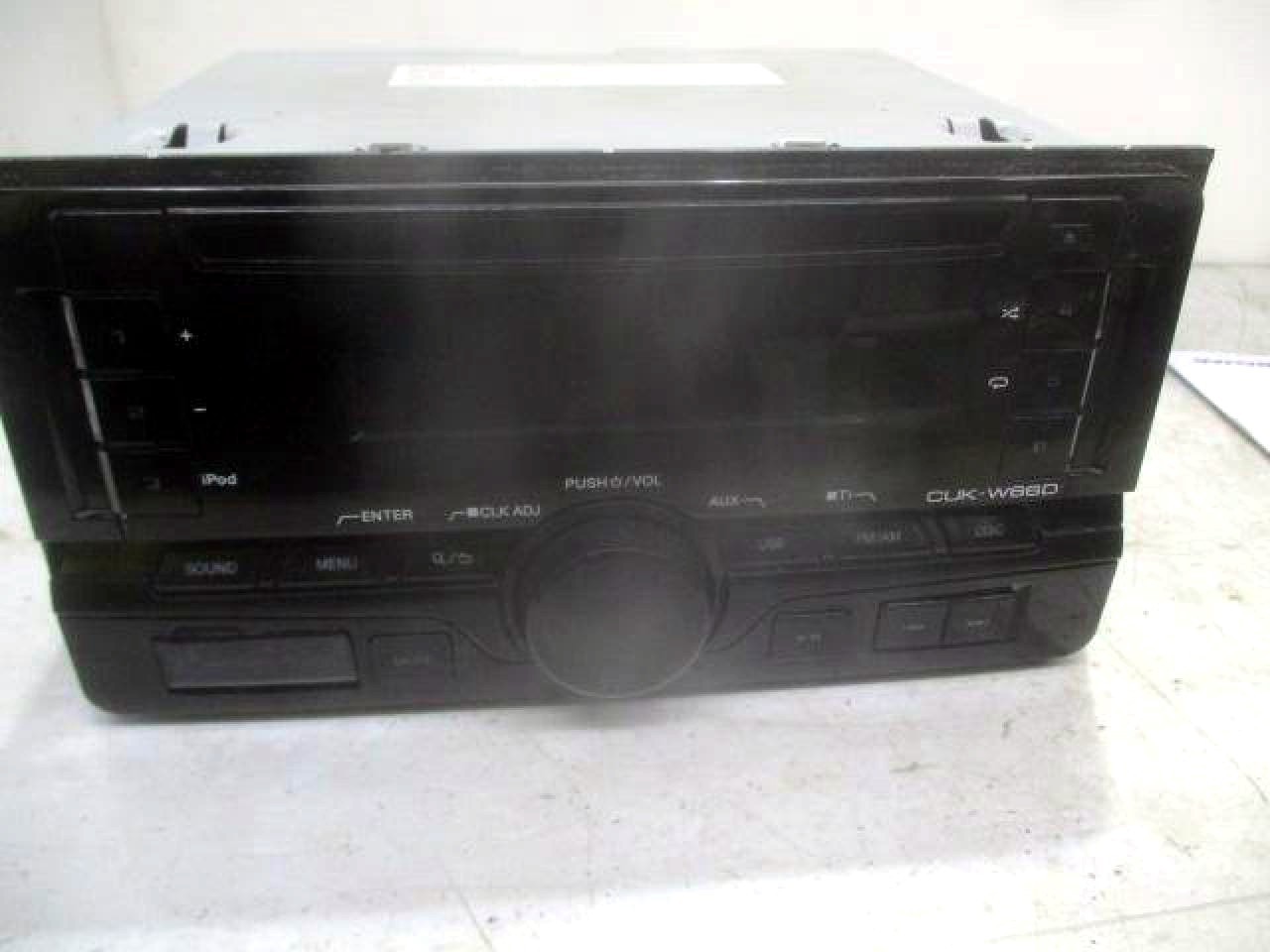 Kenwood CUK-W66D Car Stereo Receiver Tested Working w/ Manual