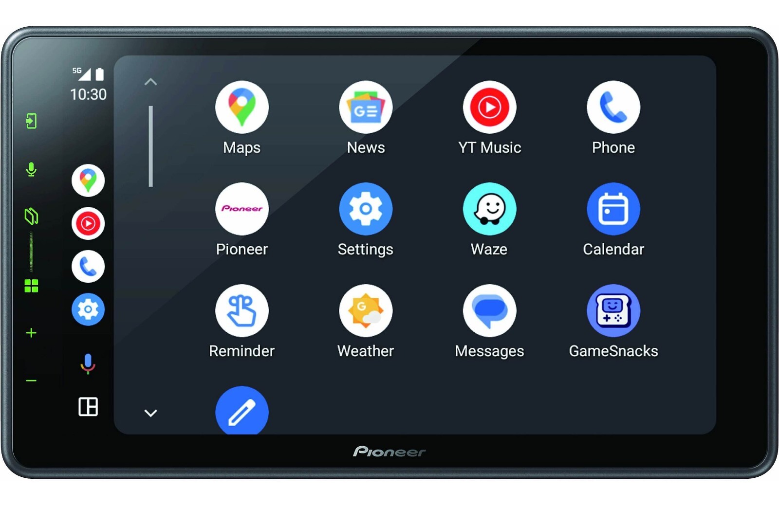 Pioneer 1 DIN Digital Bluetooth Multimedia Receiver with Apple CarPlay