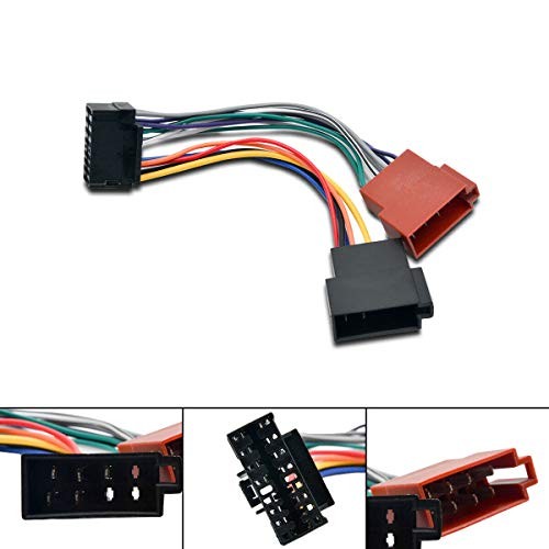 16 Pin Car Stereo Radio Lead Loom ISO Wiring Harness Connector Adaptor