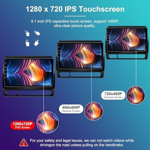 9.2″ Touch Screen Car Radio Stereo for Toyota Tacoma 2005-2015 – 5G WiFi, Androi