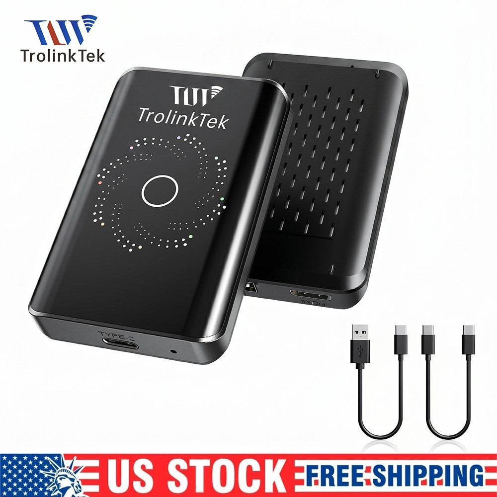 TrolinkTek Carplay Wireless Car Video Adapter AI Box 32GB Netflix/YouTube/TikTok