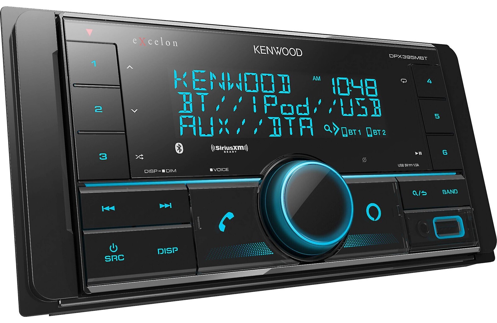 Kenwood Excelon 2-DIN Media Receiver with Bluetooth and Built-in Alexa