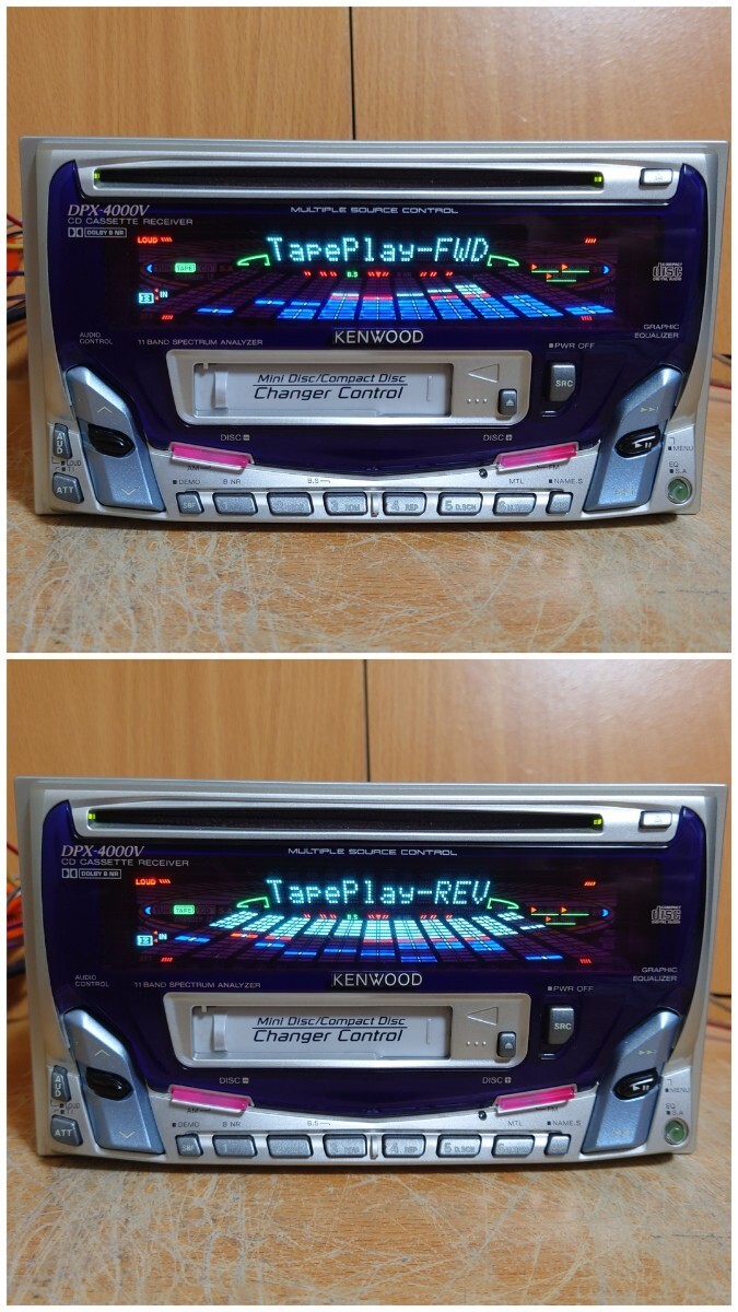 KENWOOD DPX-4000V 2DIN CD Cassette Receiver Near Mint JAPAN