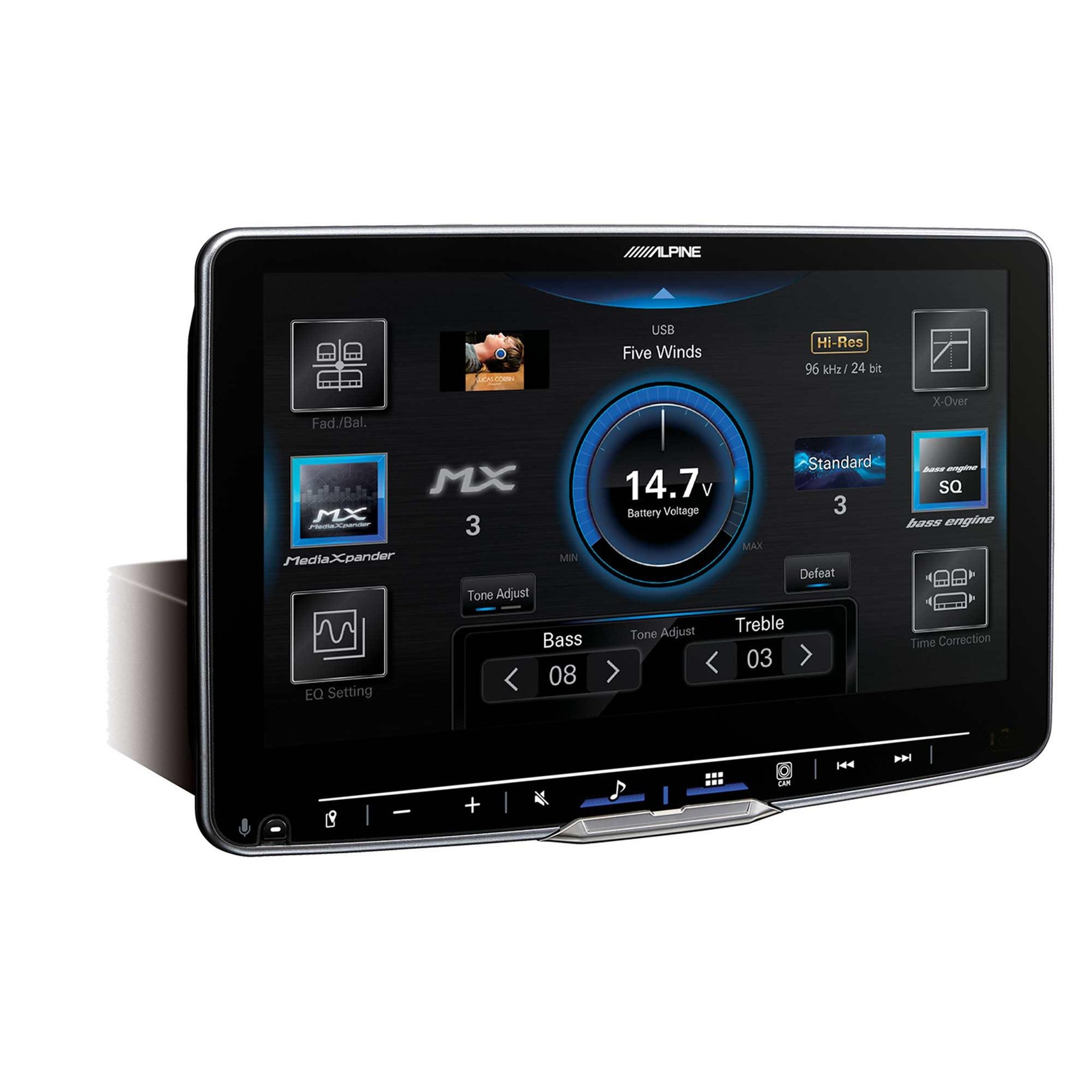 Alpine iLX-F511 Halo11 Receiver & RUE-4360 Remote Bundle – Digital Multimedia