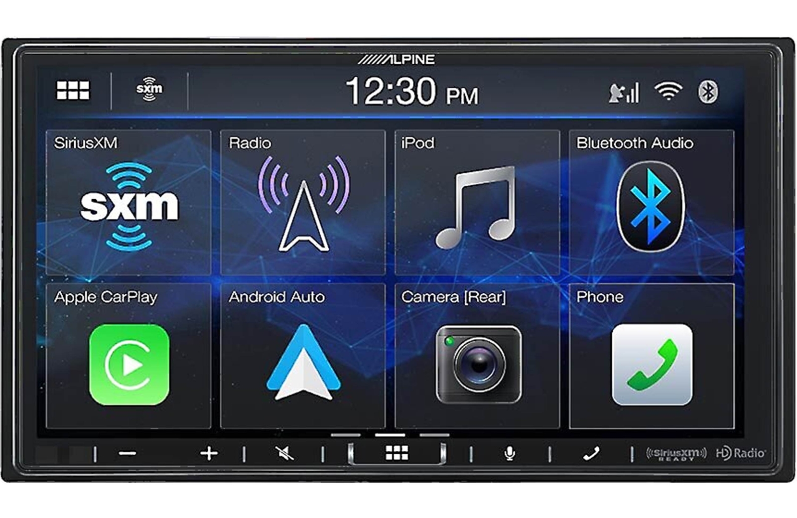 Alpine ILX-407 Digital 7″ Shallow-Chassis Multimedia Receiver with PowerStack