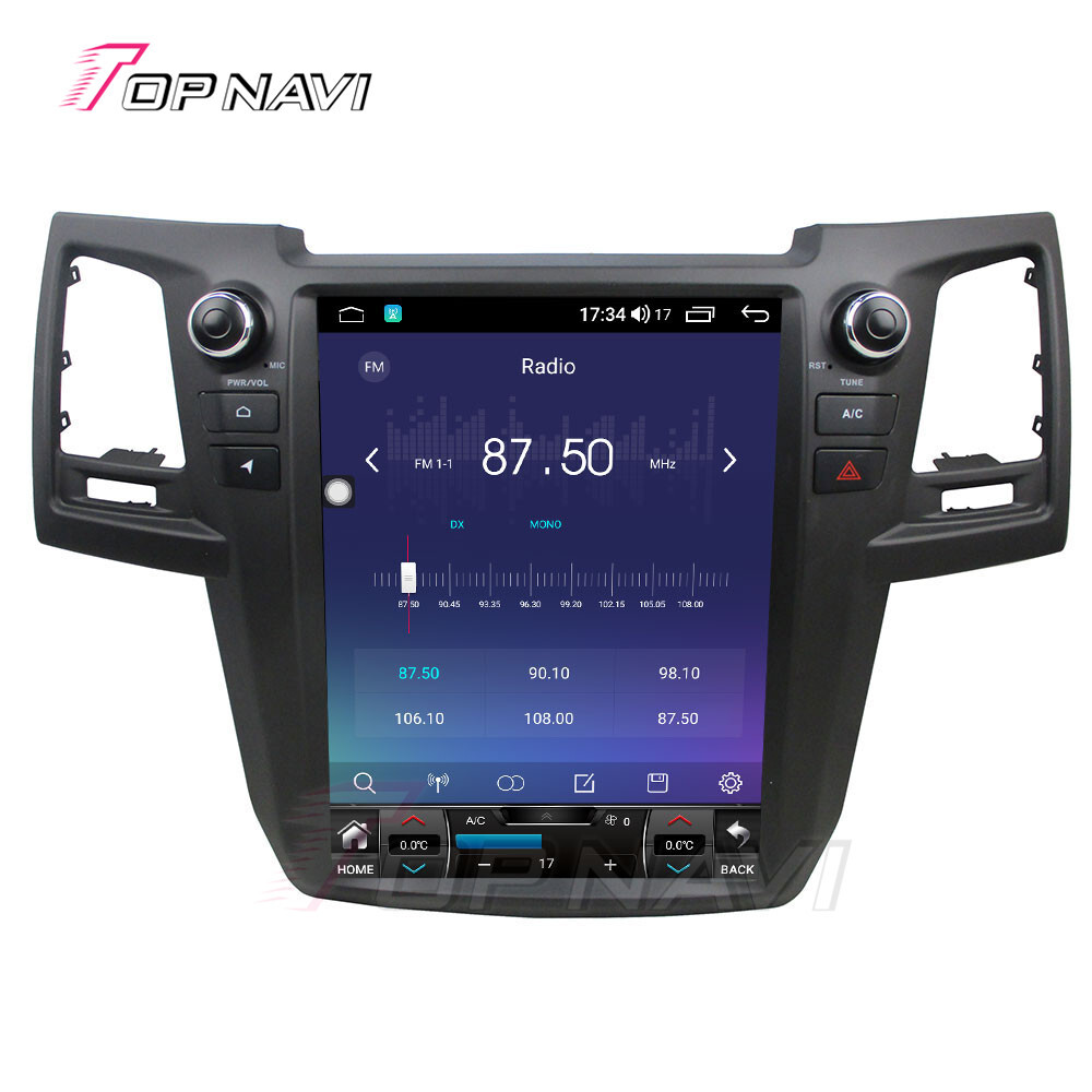 12.1Inch for Toyota Fortuner 2005-2015 Car GPS Navi Stereo 4G RDS Androind 14.0